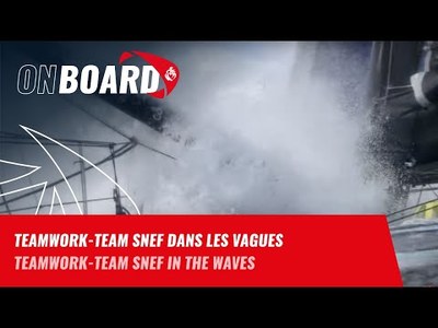 L'IMOCA TeamWork-Team Snef dans les vagues | Vende Globe 2024