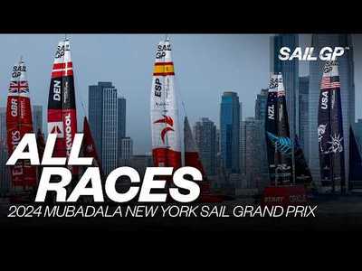 ALL RACES | 2024 Mubadala New York Sail Grand Prix | Races 1 - 4 & Final | SailGP