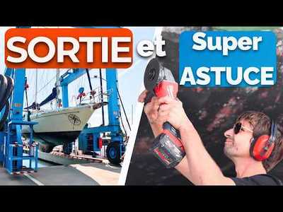 Sortie d'eau du bateau , une super technique et visite de AIGUES MORTES !! ( voilier Coraille II  )