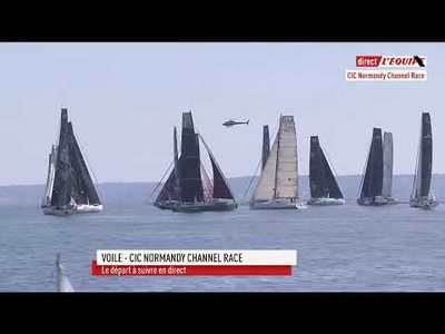 Live LA CHAINE L'EQUIPE / DPART  CIC NORMANDY CHANNEL RACE  2024