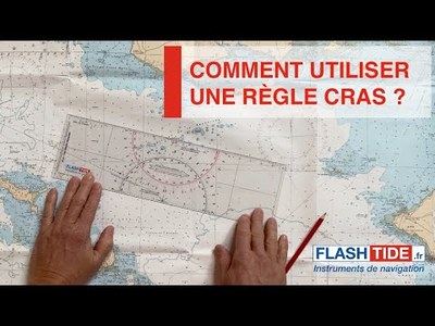 Comment utiliser une rgle Cras pour tracer sa route sur une carte marine ?