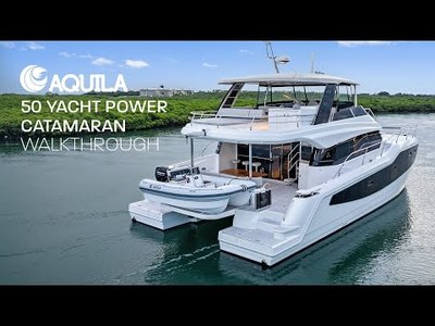 Step Inside the NEW Aquila 50 Yacht | FULL TOUR