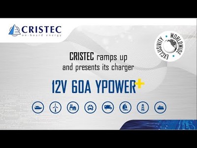 CRISTEC YPOWER+  battery chargers : unique on the market!